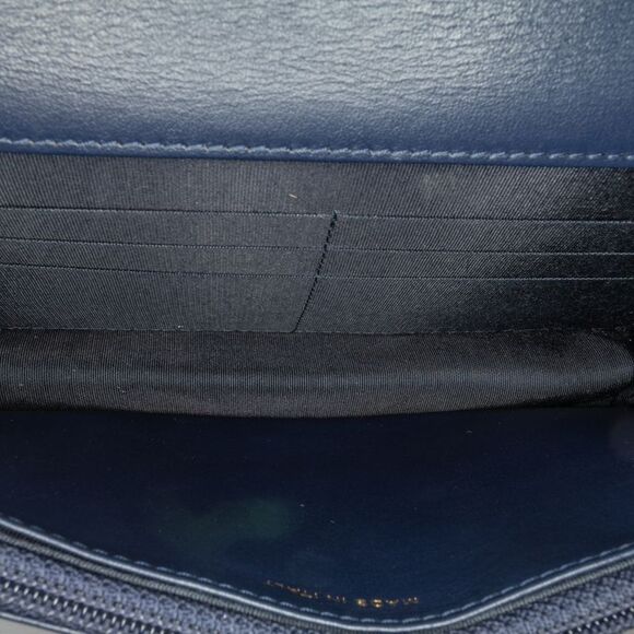 Pre Loved Chanel Tweed 19 Wallet On Chain Women Blue Satchel - Picture 6 of 8